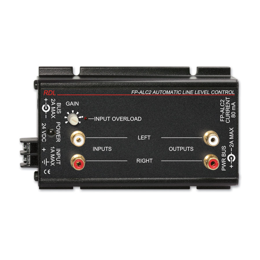 RDL FP-ALC2 Automatic Level Control - Stereo - RCA Jacks
