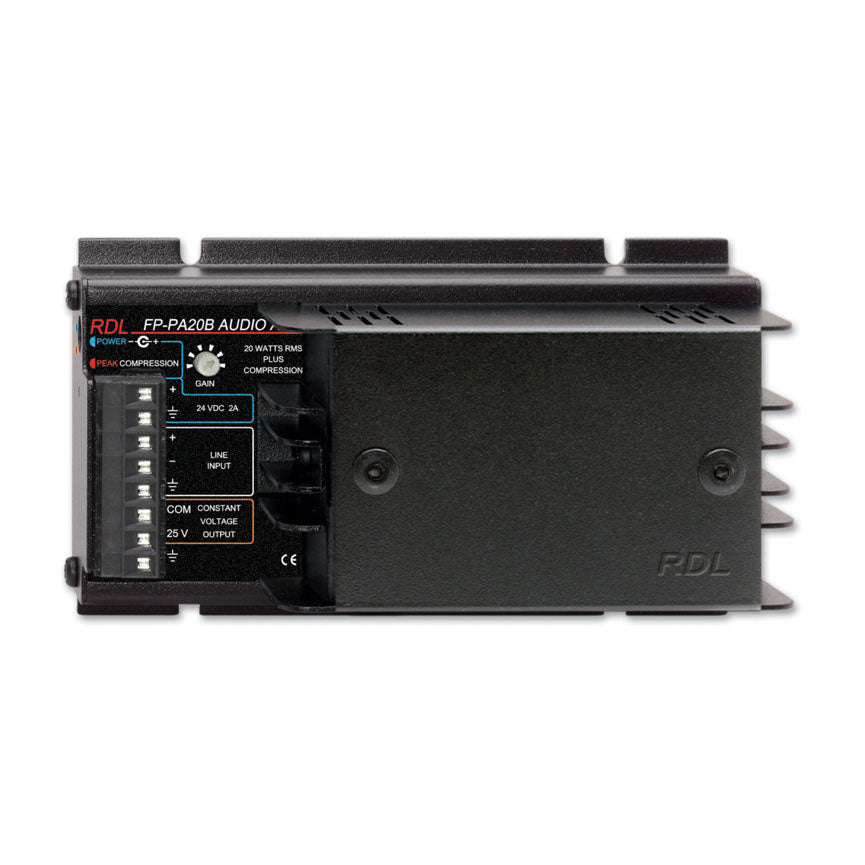 RDL FP-PA20B 20 W Mono Audio Amplifier - 25 V