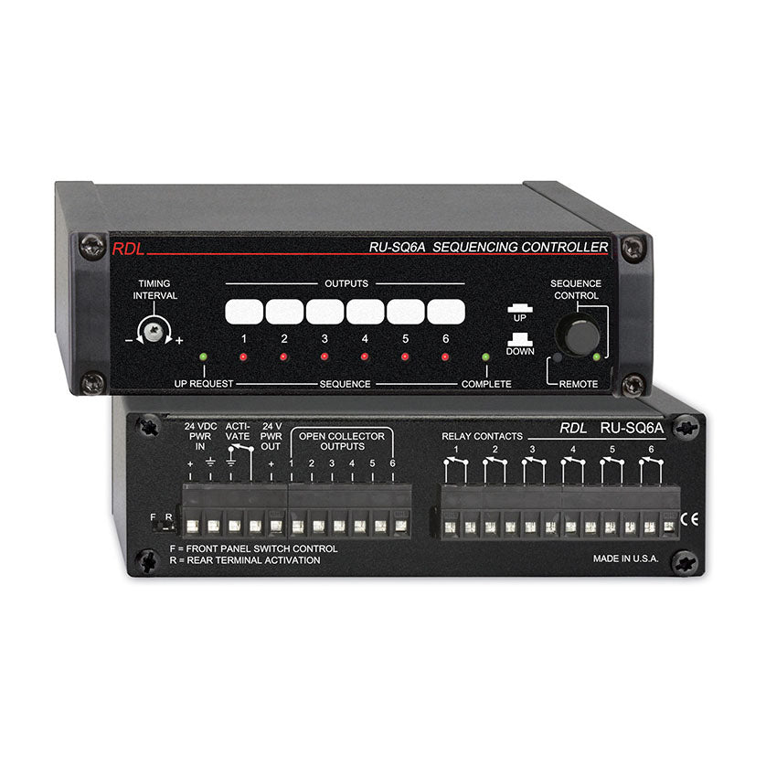 RDL RU-SQ6A Sequencing Controller - Power up, power down