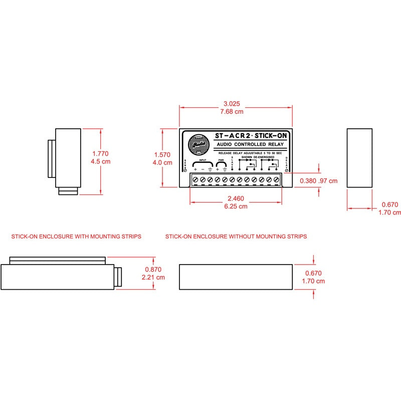 RDL ST-ACR2 Line-Level Controlled Relay