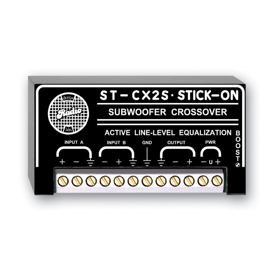 RDL ST-CX2S Subwoofer Crossover Filter