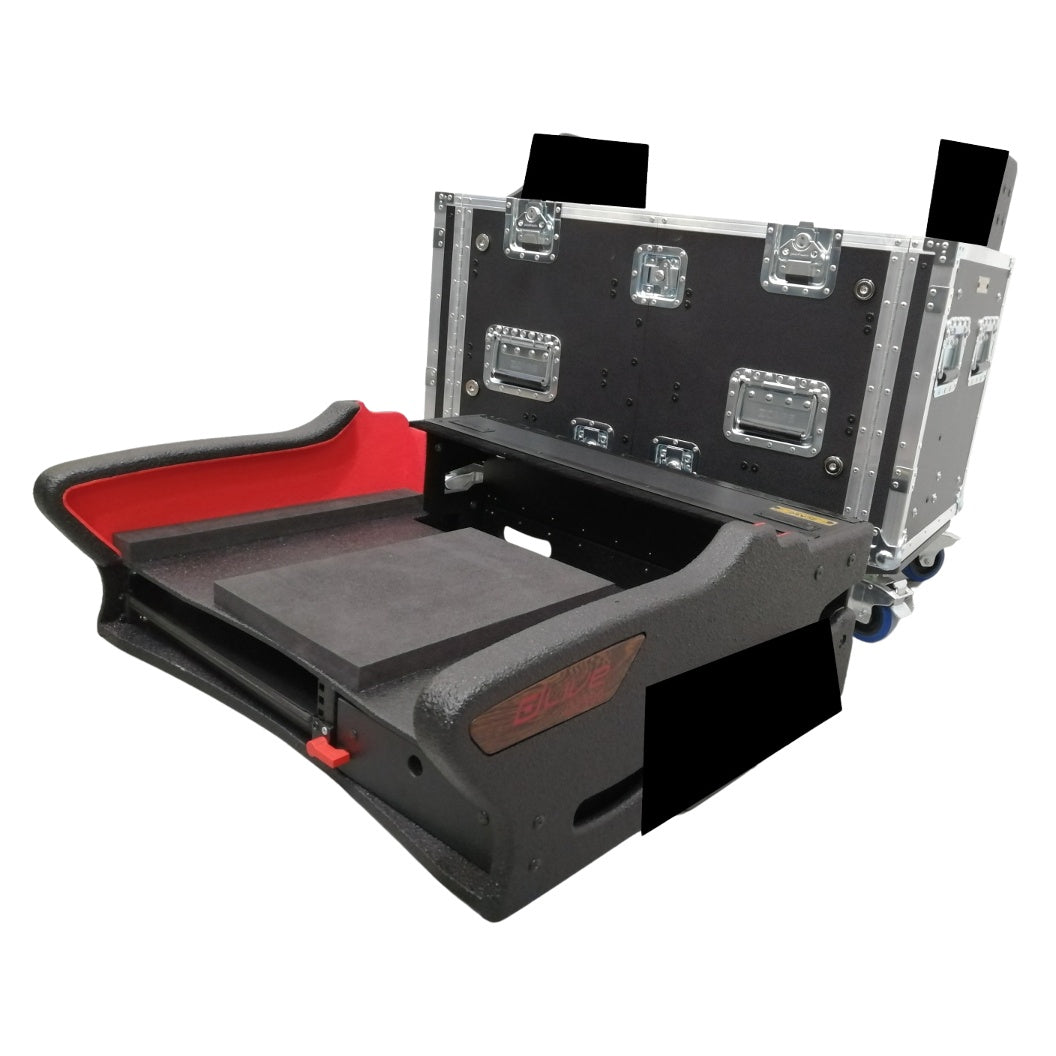 ProX Flip-Ready Hydraulic Console Case For Digital Audio Consoles | Allen & Heath DLive C2500 | Detachable