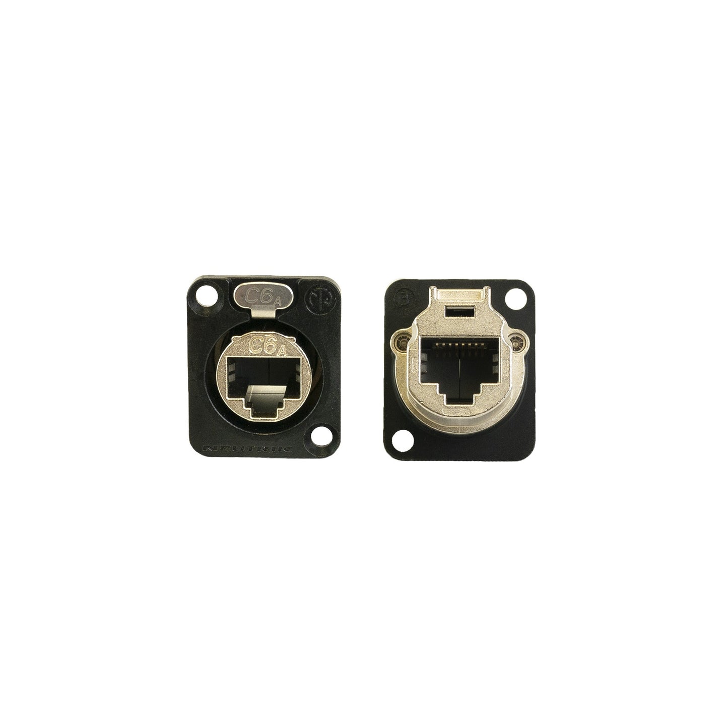 Ace Backstage C-15150 Shielded CAT6A EtherCON Feed-Thru Panel Connector