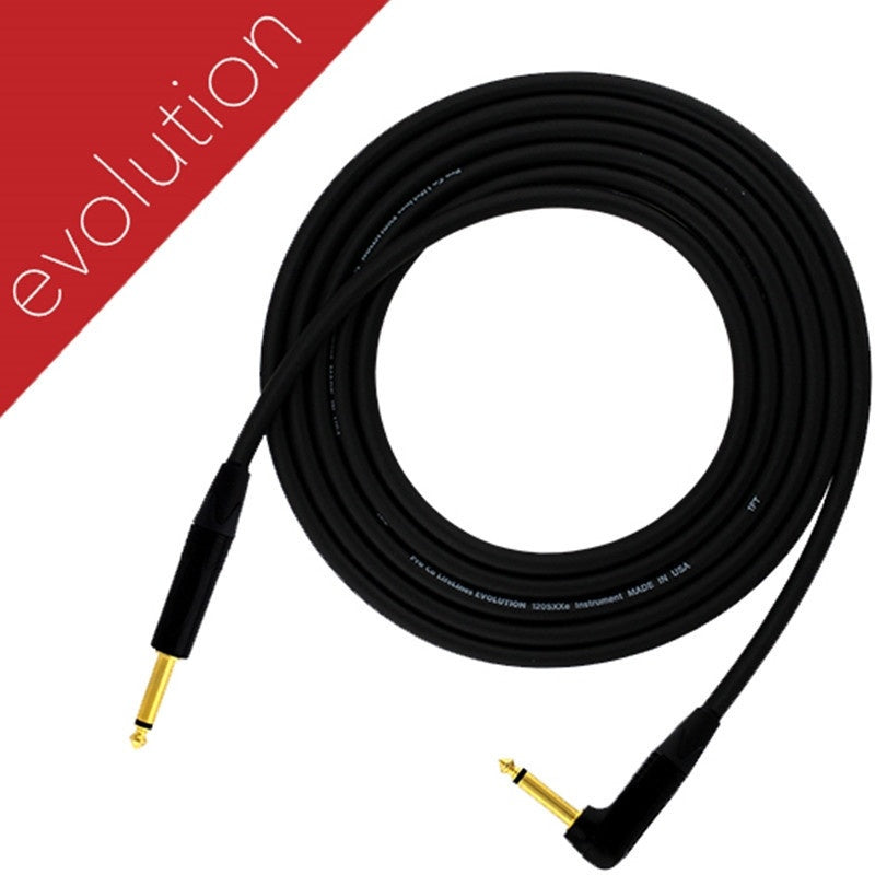 ProCo Sound Evolution Unbalanced Instrument Cable Straight To RA | 25 ft