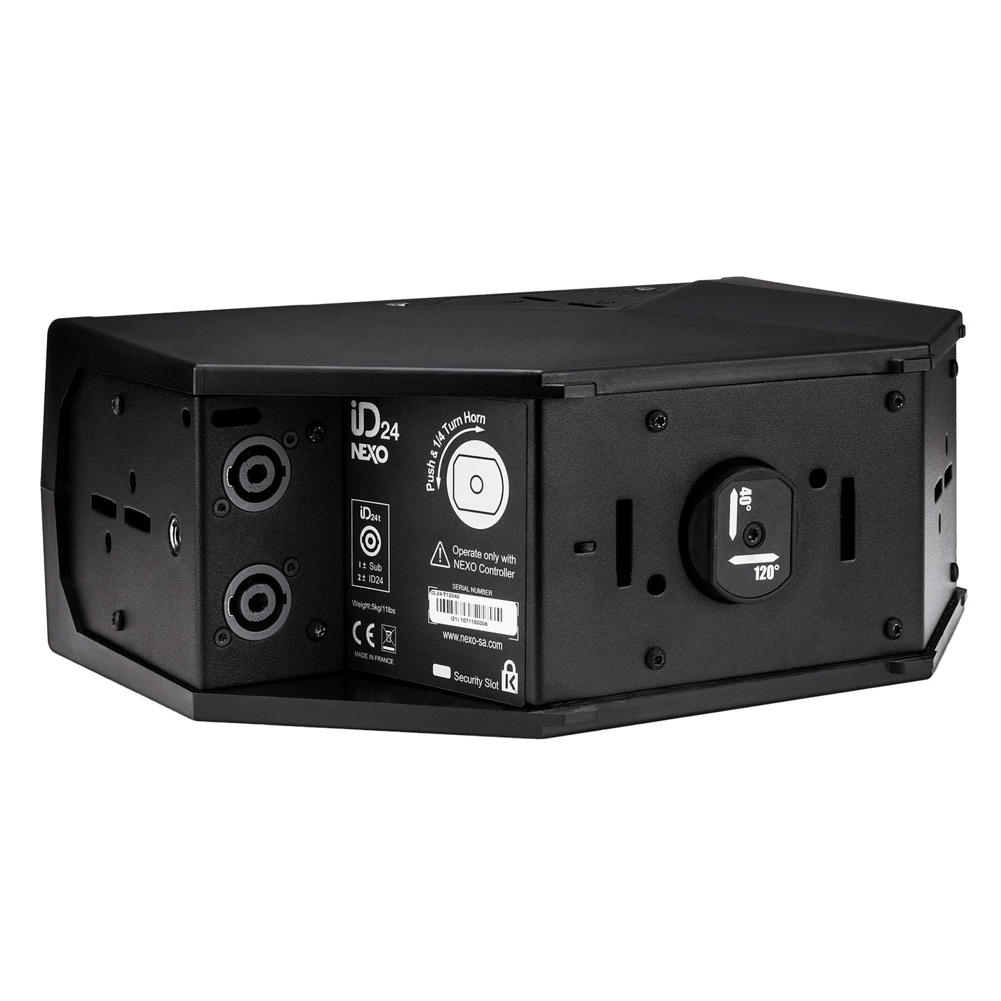 NEXO ID24-T 2x4-Inch Compact Passive Speaker back