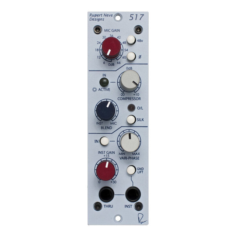 Rupert Neve 517 500 Series Mic Preamp / DI / Compressor