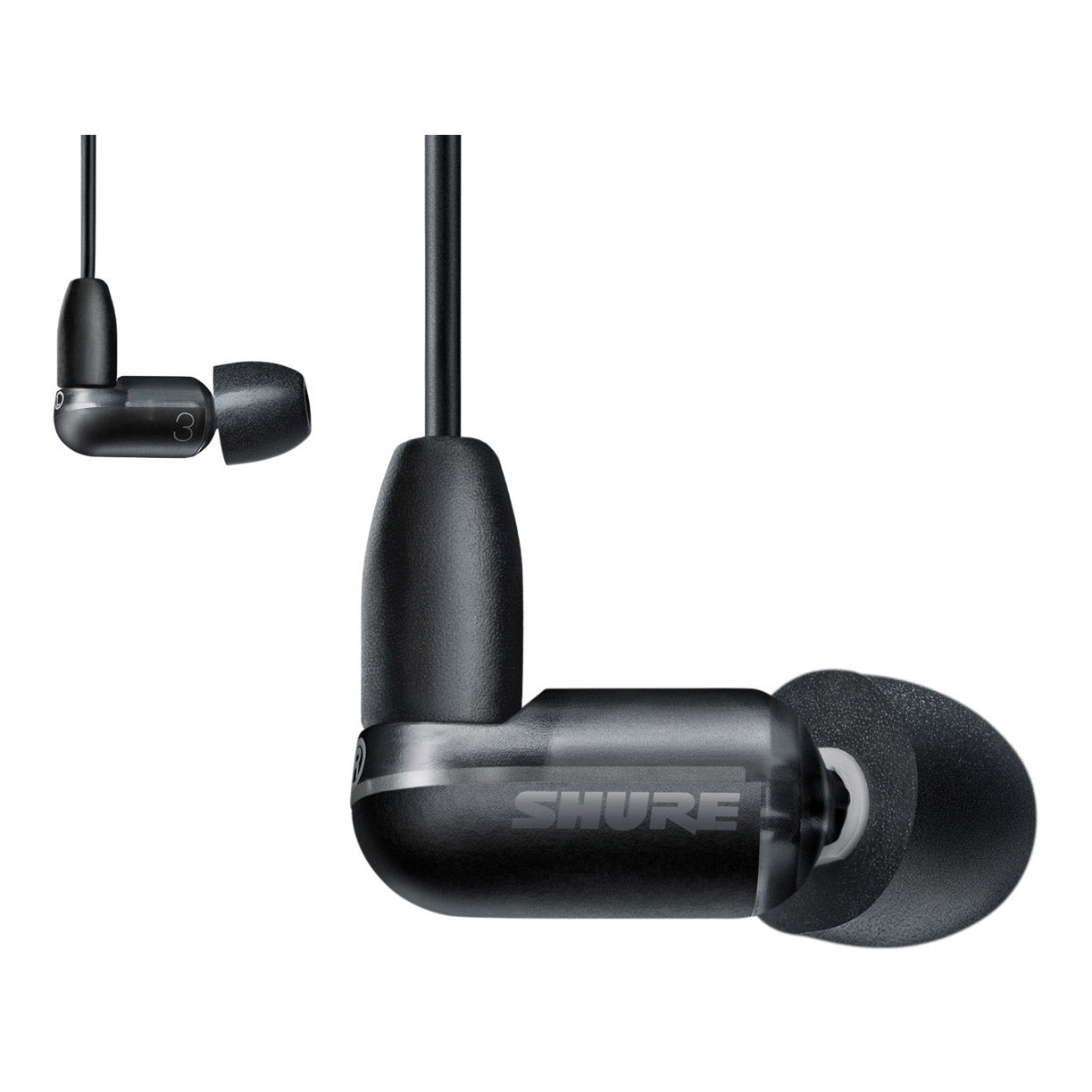 SHURE　aonic3 ブラック Shure AONIC 3 Sound Isolating Earphones - Black | Sweetwater