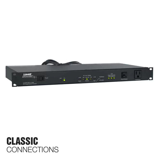 Lowell ACSPR-RPC1-1509 9-Outlet Rackmount PDU With Remote Power Control