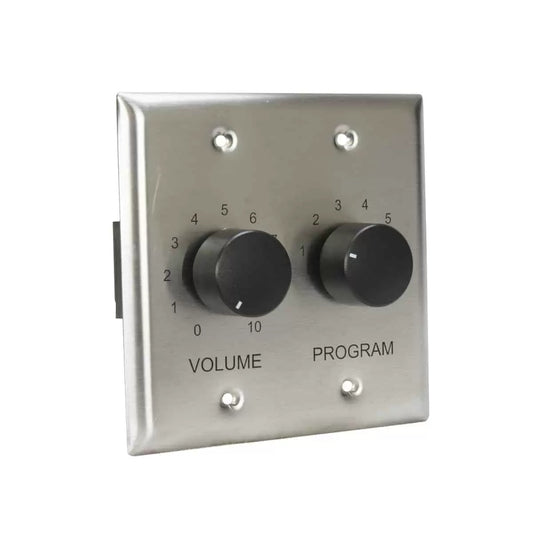Lowell CS650-SS 50W Mono Volume Control And Program Selector Wall Unit