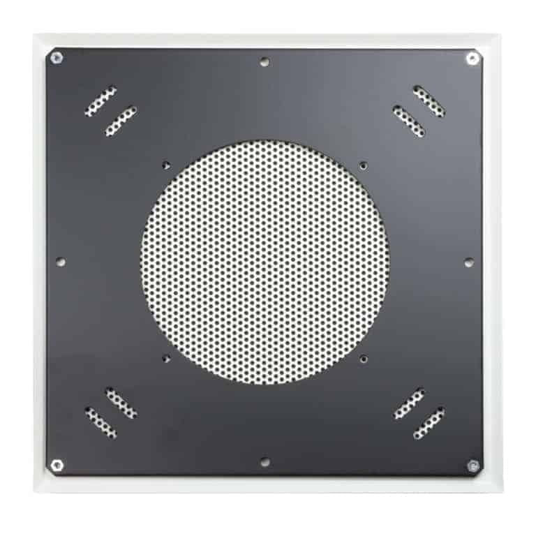 Lowell Square Grille for 8" Speaker Steel Ceiling Grille | Screw-mount | 13"