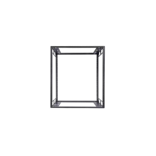 Lowell LCR Welded AV Rack For Credenzas USA Steel Open Frame | 16"D | 12U