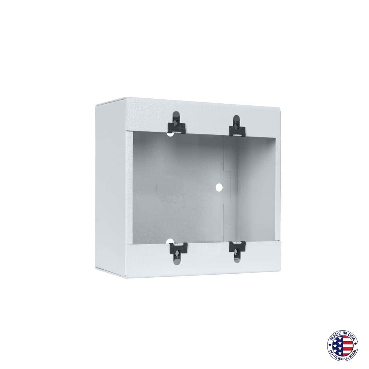 Lowell P1X Surface-Mount Wall Box For Decora Devices | 2 Gang