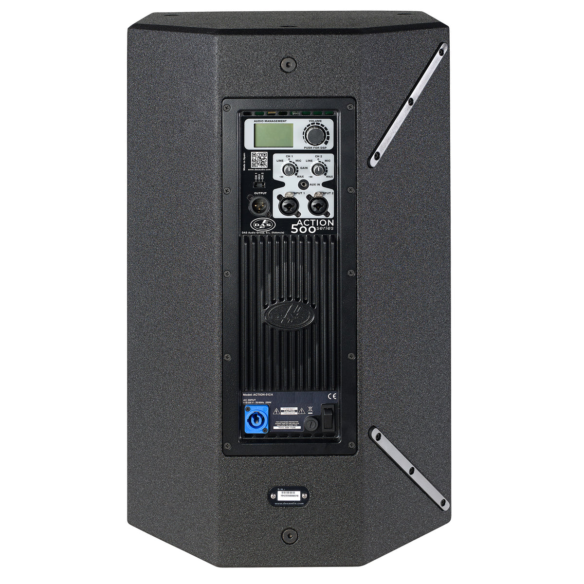 DAS Audio ACTION-512A 2-Way Powered Point Source 12 Speaker back