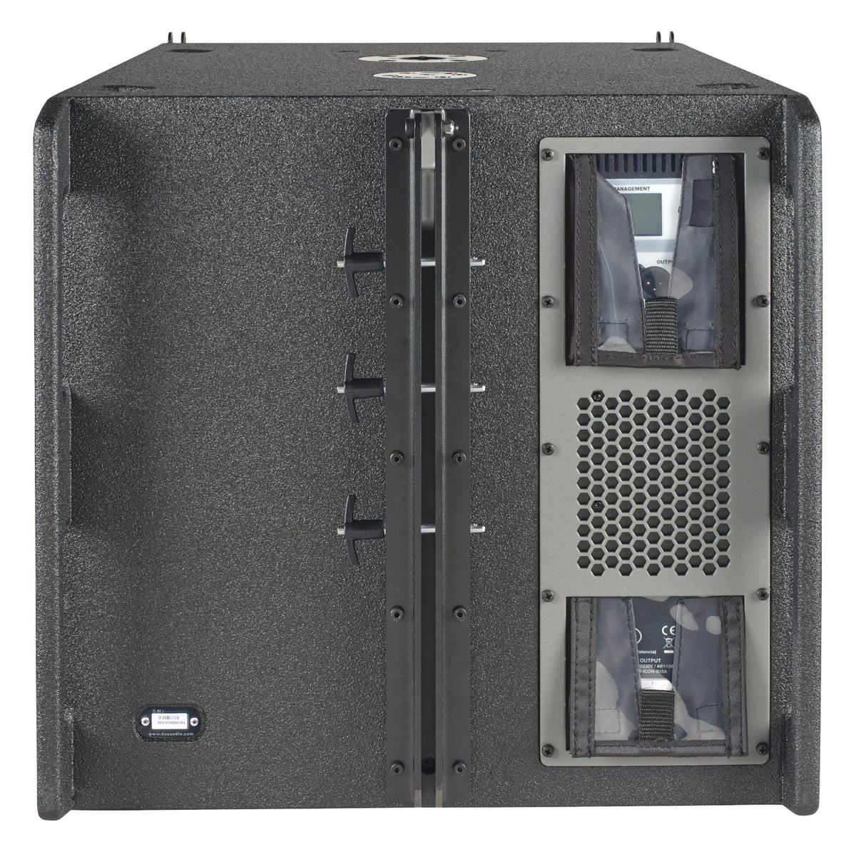 DAS Audio EVENT-115A Powered Subwoofer back with cover