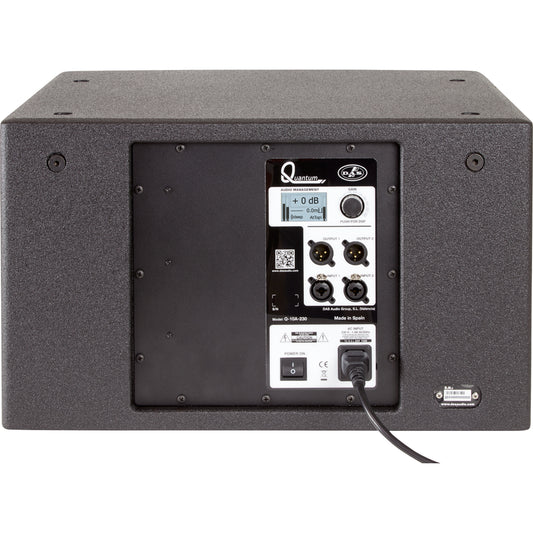 DAS Audio Q-10A Powered Subwoofer 10" Bass-Reflex | Black