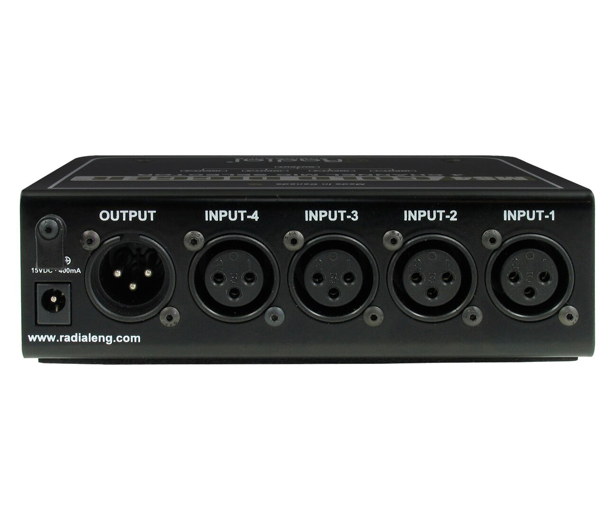 Radial Gold Digger 4 Channel Mic Selector top