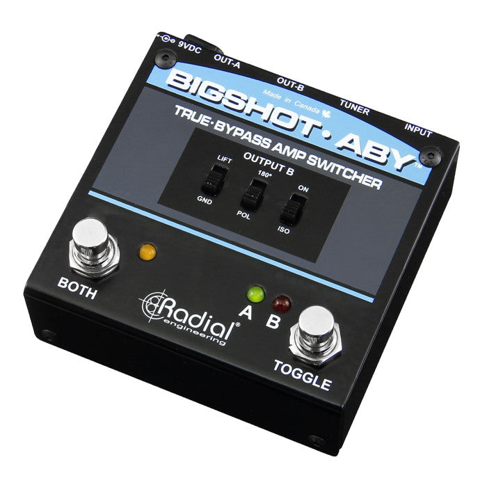 Radial BigShot ABY トゥルーバイパススイッチャー Radial BigShot ABY True-Bypass Switcher – SoundPro