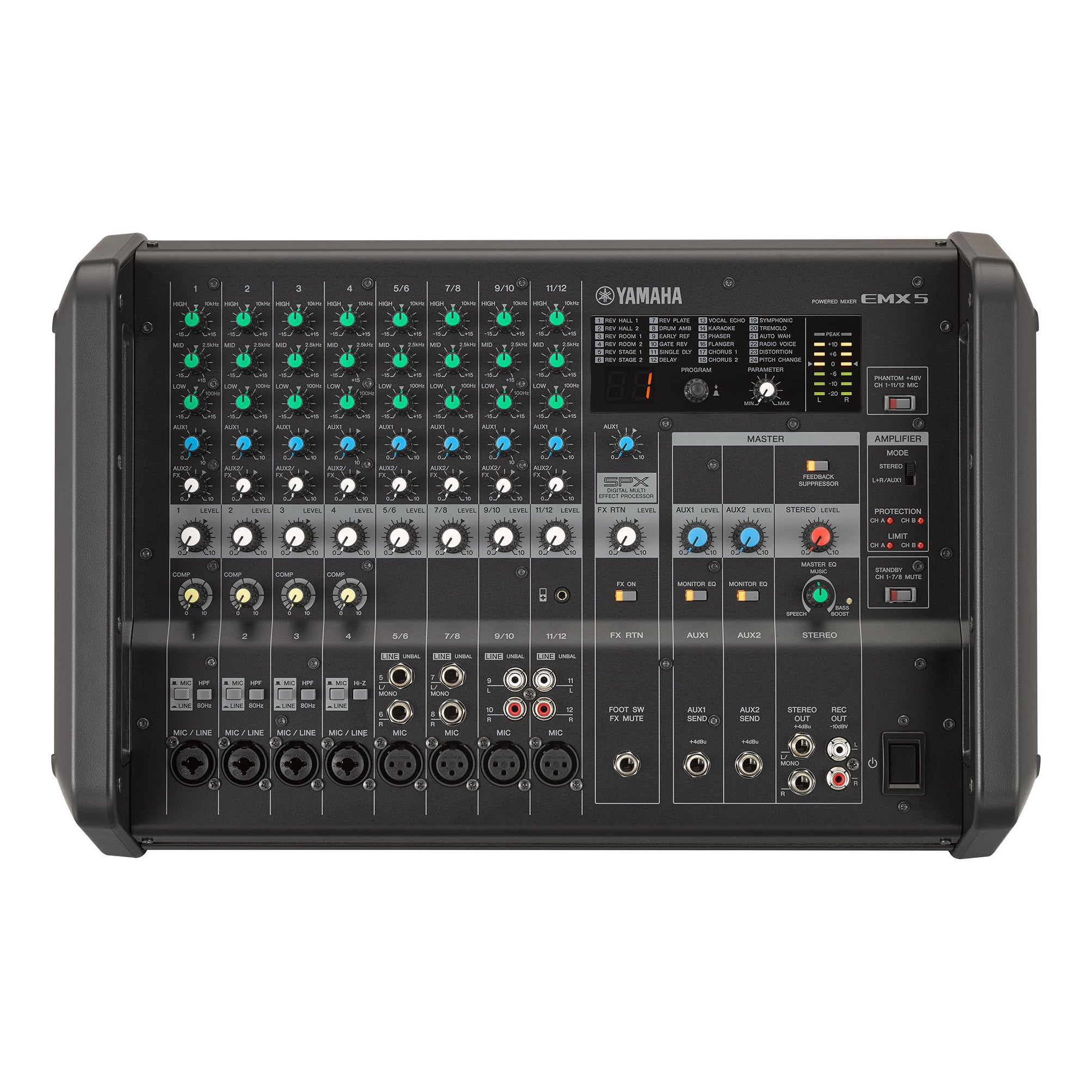 Yamaha EMX5 12-Channel Powered Mixer – SoundPro