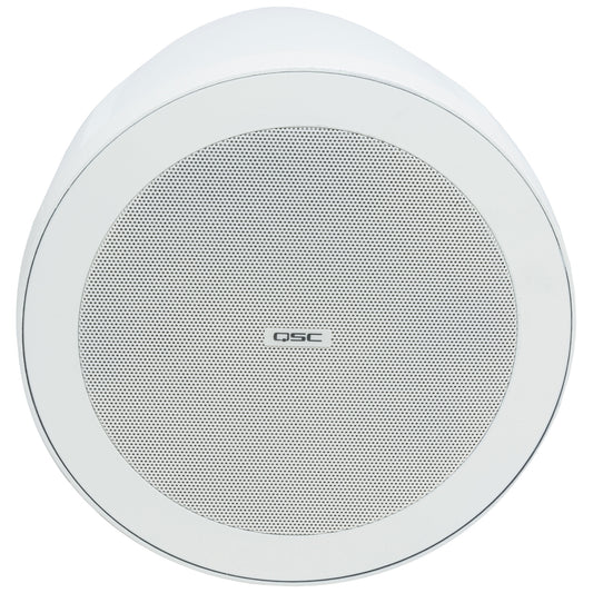QSC AD-P6T 6.5 2-Way Pendant Speaker front white