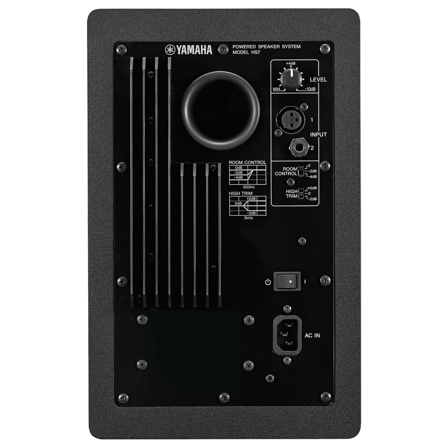 Yamaha HS7i Powered Studio Monitor back