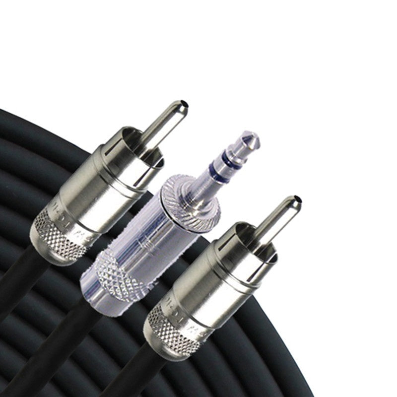 RapcoHorizon Y-Cable 3.5mm TRS Male to (2) RCA Male | 6 ft