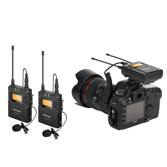 Saramonic UWMic 9 RX9+TX9+TX9 Camera Mounted
