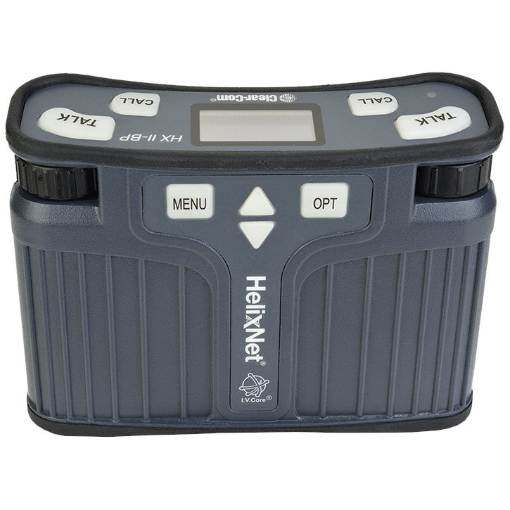 Clear-Com HXII-BP HelixNet 2-Channel Beltpack top front