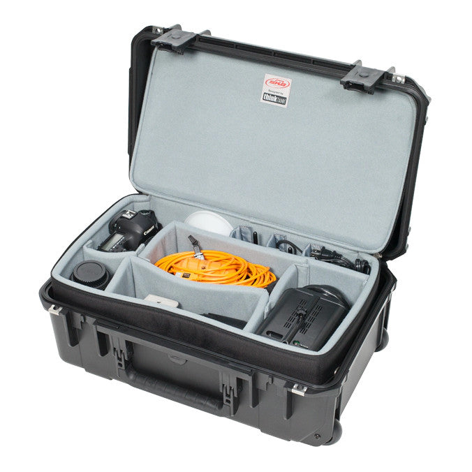 SKB 3i-2011-7DZ iSeries Case with Think Tank Removable Dividers with camera inside