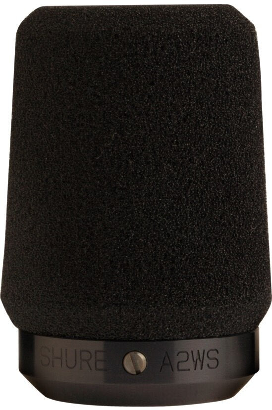 Shure A2WS Locking Foam Windscreen, Black