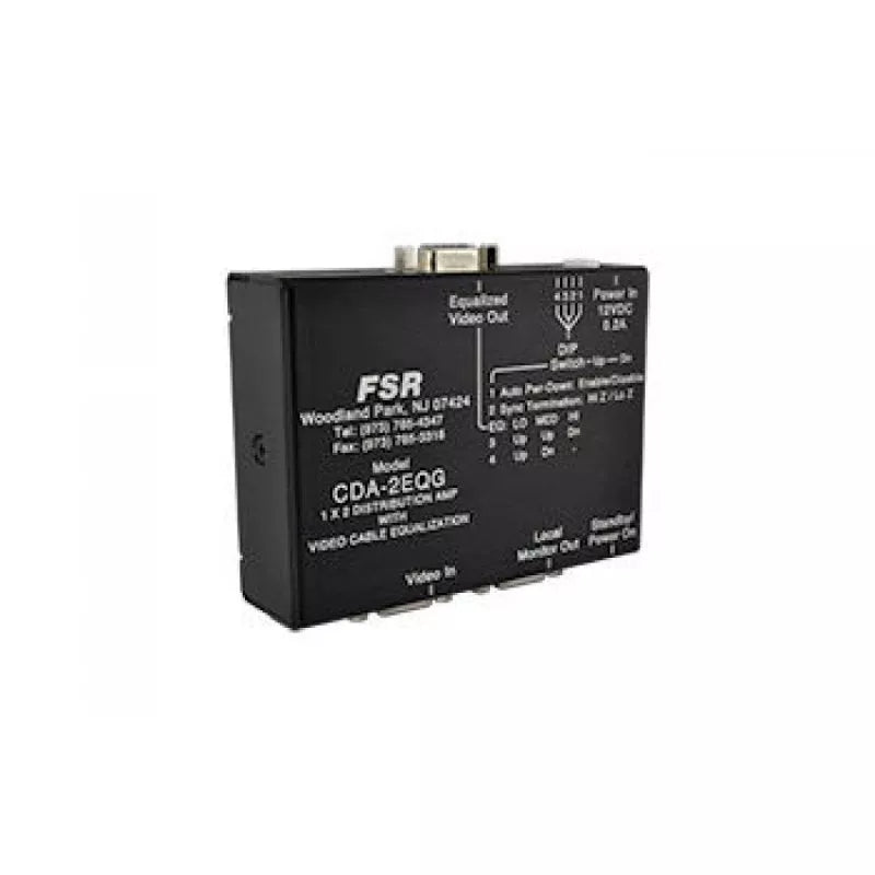 FSR CDA-2EQG 1x2 Computer DA, Cable EQ, Gre