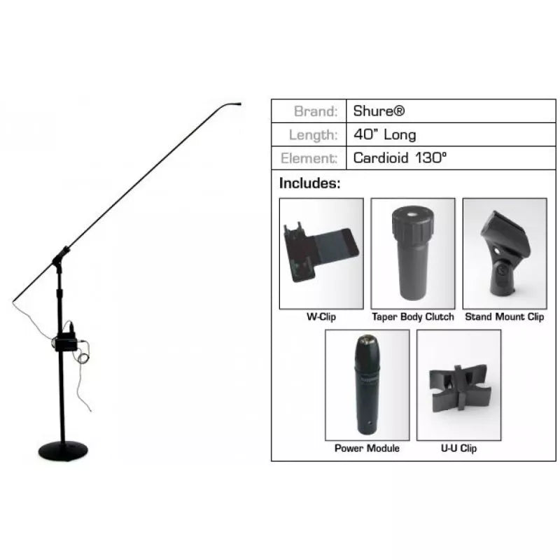 Ace Backstage CSM-41CW CSM - 3.5' Shure Cardioid for