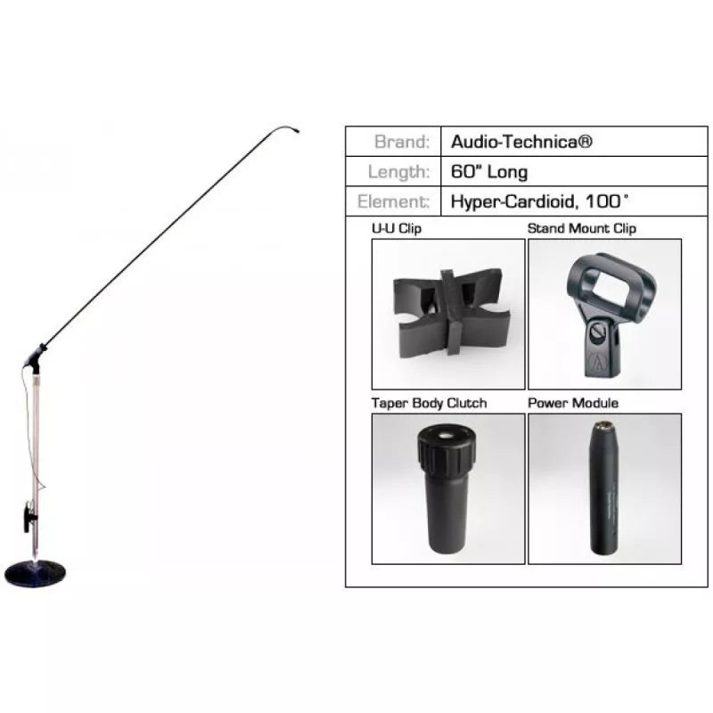 Ace Backstage CSM-60HW CSM - 5' AT Hypercardioid for