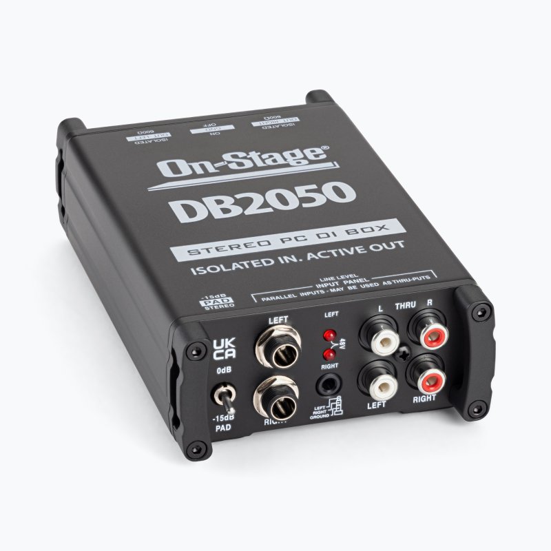 On-Stage TMP-DB2050 Active Stereo Multimedia DI Box