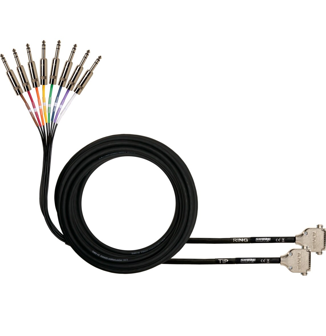 Shure DB25-TRSM 25-Foot 8-Channel Audio Snake