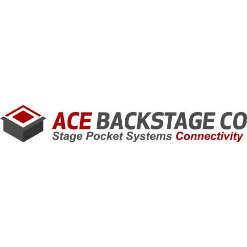 Ace Backstage DTB NARROW BLACK ALUMINUM 2-GANG S