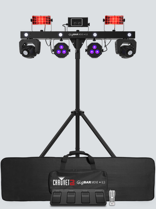 Chauvet DJ GigBAR Move + ILS 5-in-1 Lighting System components