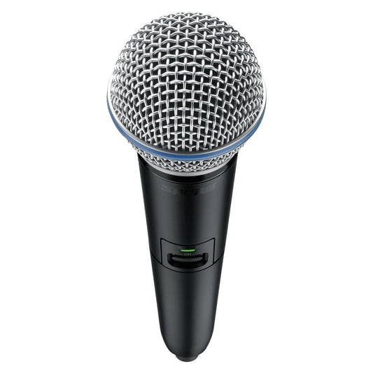 Shure GLXD2+/B58 Dual Band Handheld Microphone Transmitter detail