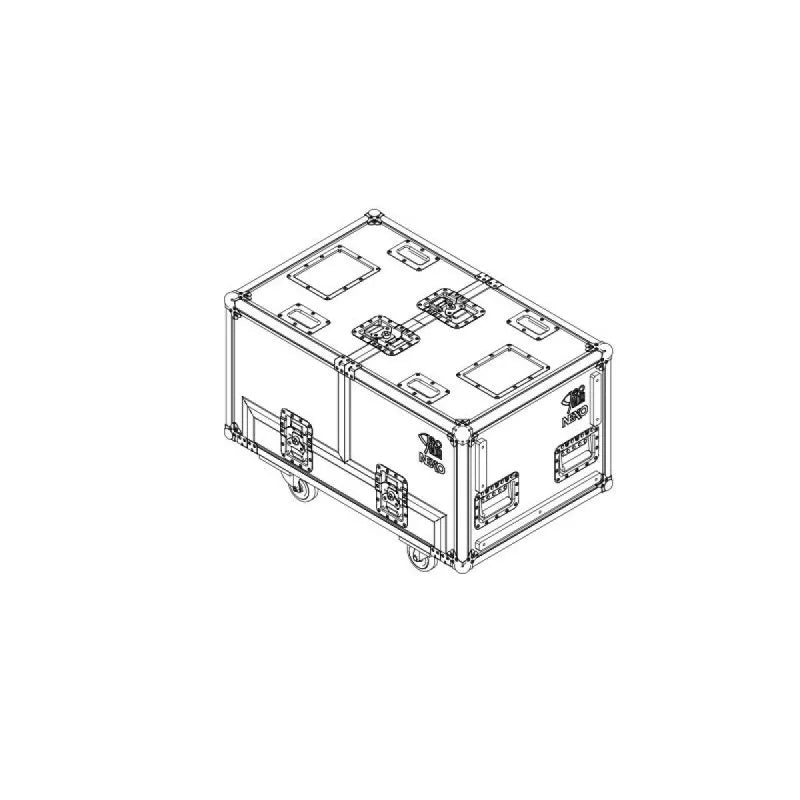 Nexo GMT-3CASEM10 Flight case for 3 x GEO M10,