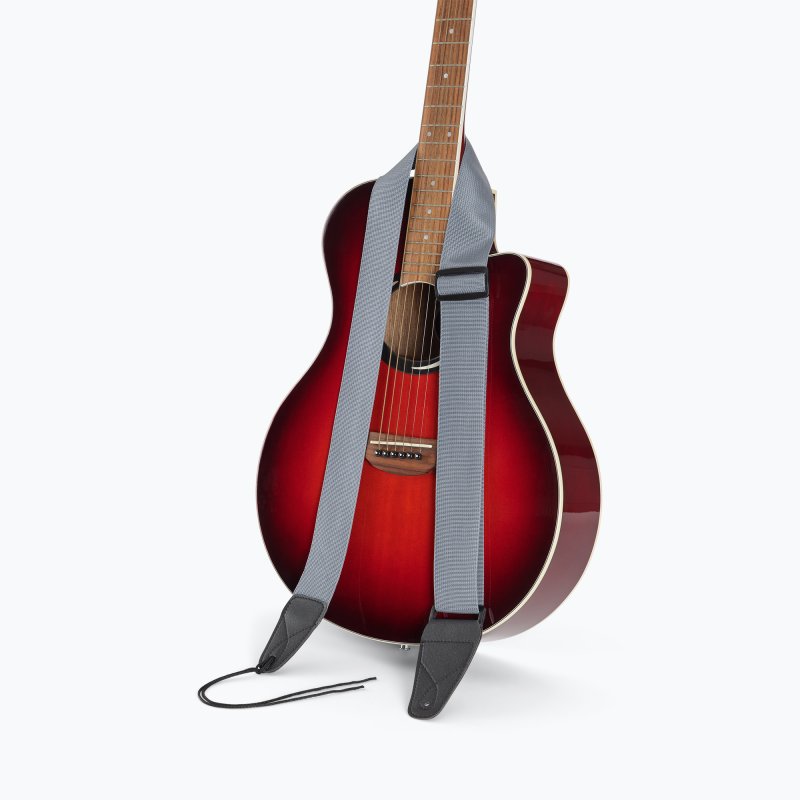 On-Stage TMP-GSA10GR Guitar Strap with Leather Ends