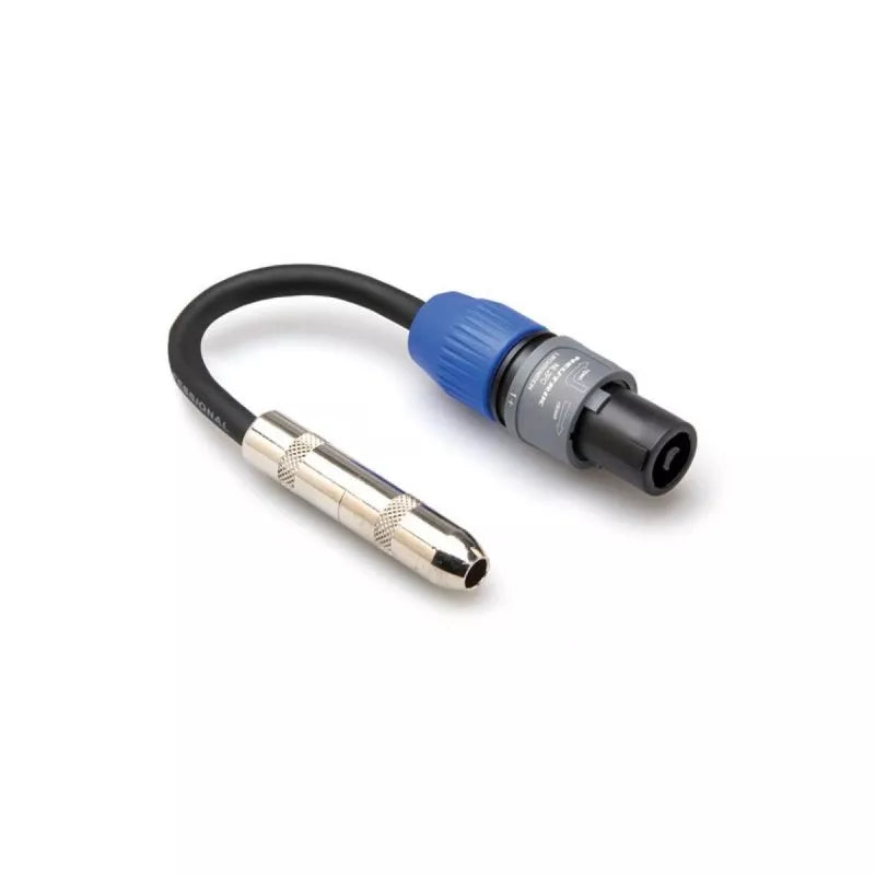 Hosa GSK-112 SPEAKER ADAPTOR 1/4" TS - SPEAKON 6IN
