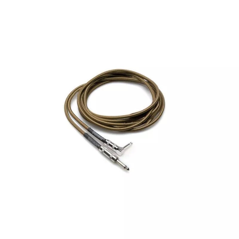 Hosa GTR-518R GUITAR CABLE TWEED ST - RA 18FT