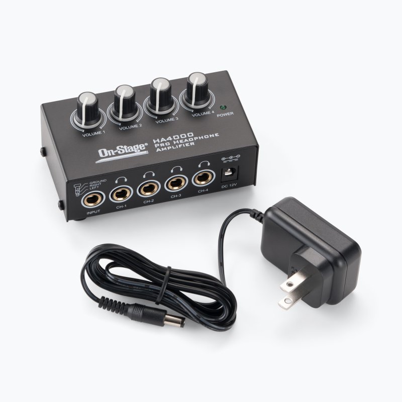 On-Stage TMP-HA4000 Four-Channel Headphone Amp