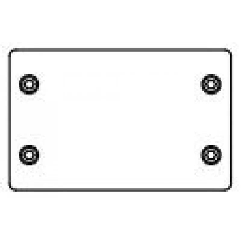 FSR IPS-B000D-BLK Black Double Space Blank