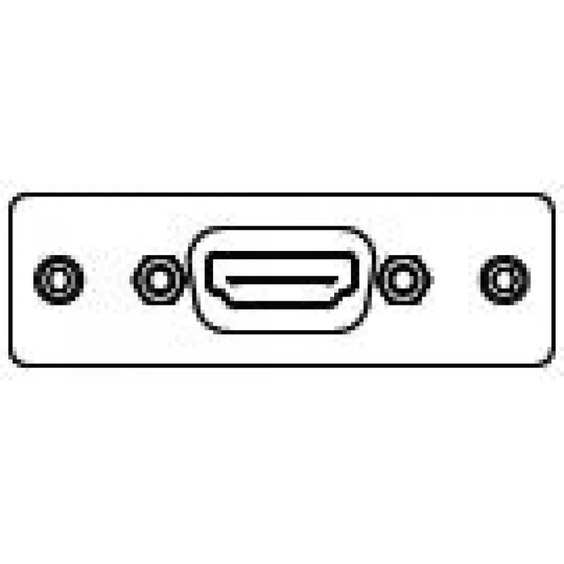 FSR IPS-V610S-BLK SGL HT HDMI FEMALE BLKHD BLK