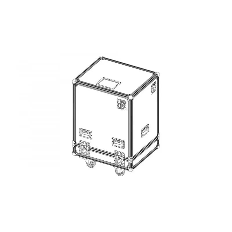 Nexo LNT-2CASE15 Acc, Flight Case for 2 x