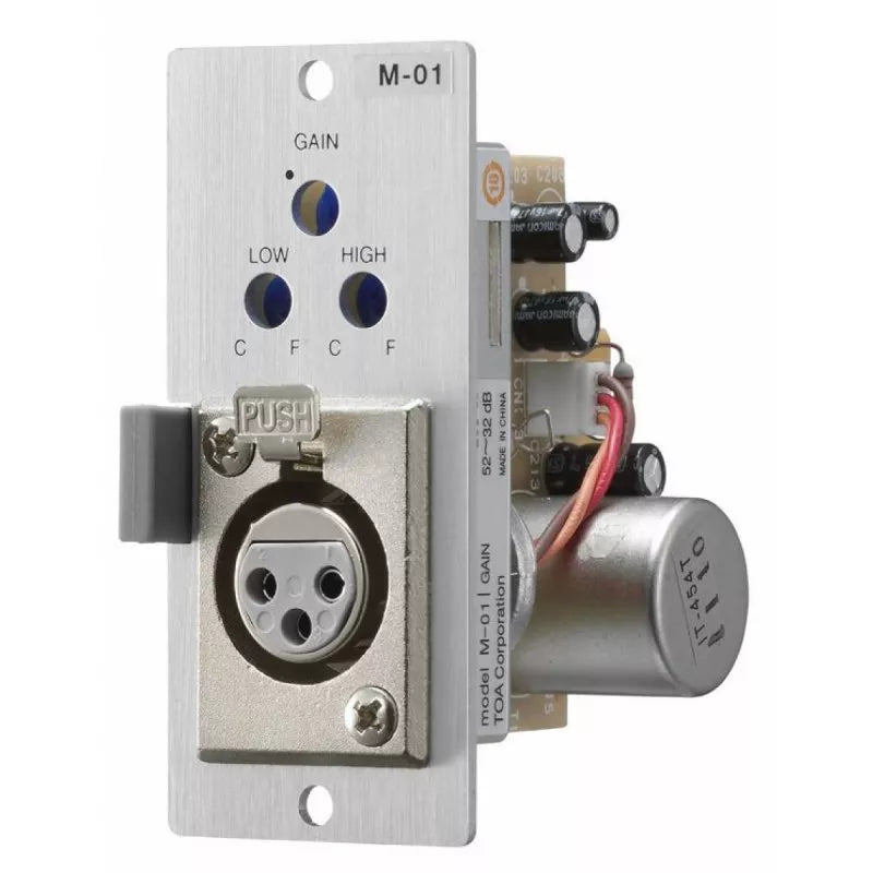 TOA M-01M Microphone Input Module, Balan
