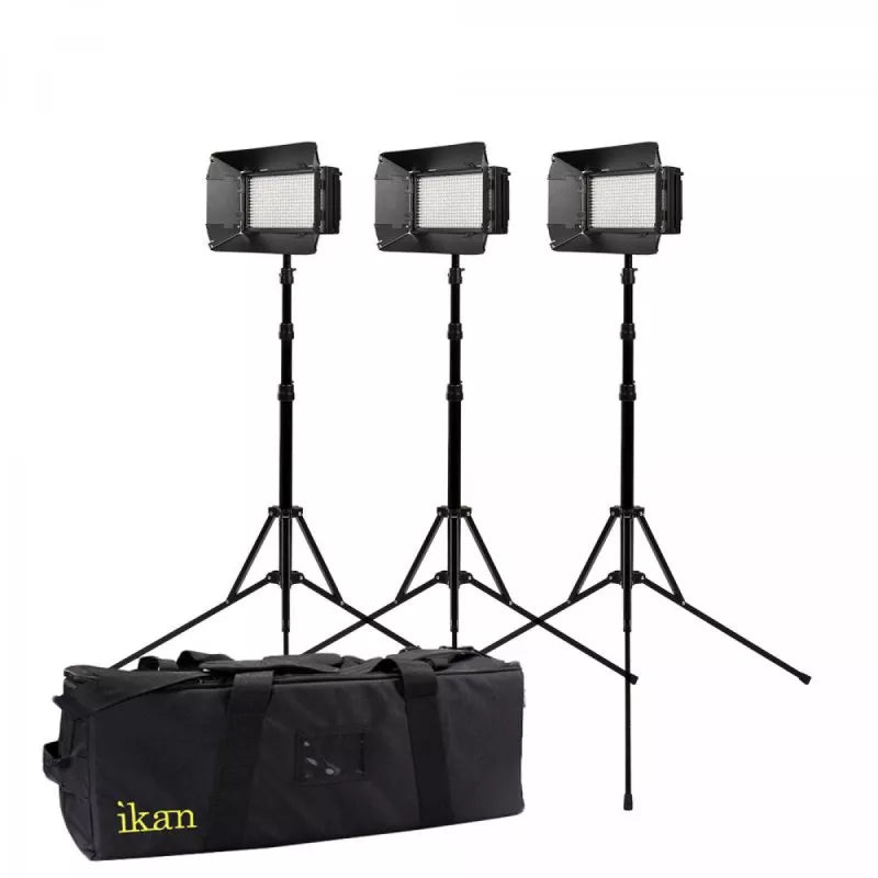 IKAN MB4-3PT-KIT Mylo Mini Bi-Color 3-Point LED Light Kit