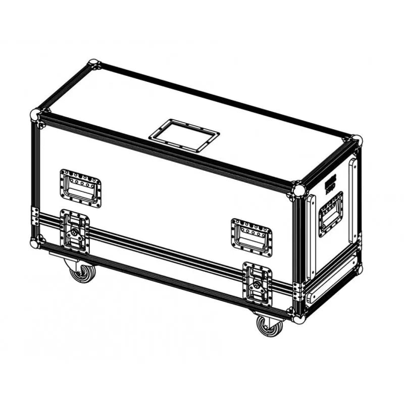 Nexo MST-2CASEMSUB12 Acc, Flight Case for 2x M