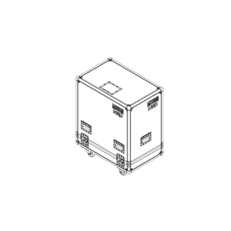Nexo MST-2CASEMSUB15 Flight case for 2 x MSUB15