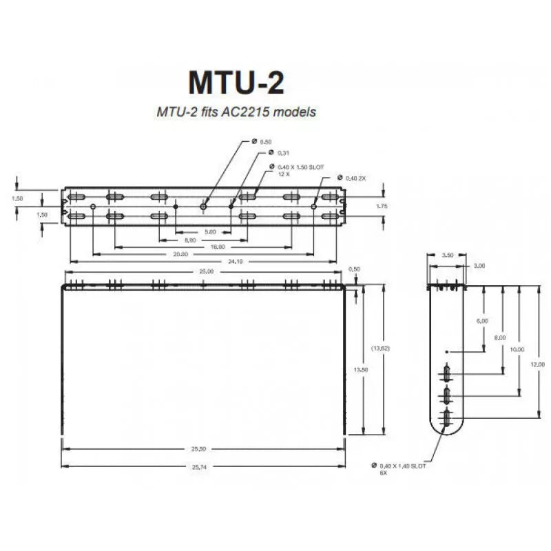 JBL MTU-2-WH
